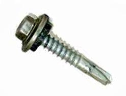 HEX WASHER HEAD SELF-DRILL SCOTS SS SCREW WITH BONDED WASHER