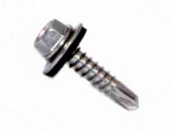 HEX WASHER HEAD SELF-DRILL - SS WITH BONDED WASHER
